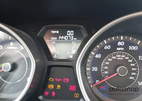 2013 Hyundai Elantra Limited z USA, uszkodzony, nr VIN 5NPDH4AE8DH258786